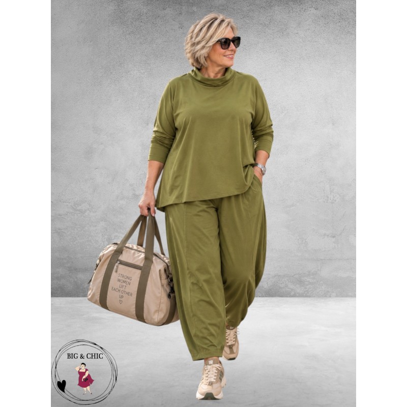 FRENZI Comfy Set Olijf 