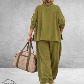 FRENZI Comfy Set Olijf 