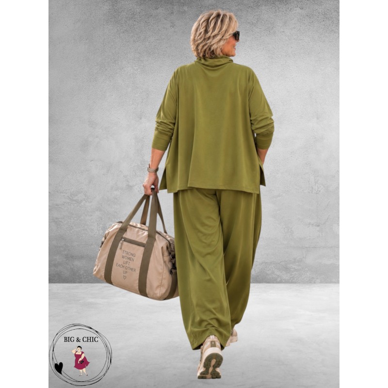 FRENZI Comfy Set Olijf 