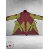FRENZI Vest Olijf/Bruin/Beere/Ruit