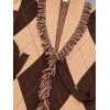 FRENZI Vest Camel/Bruin/Ruit