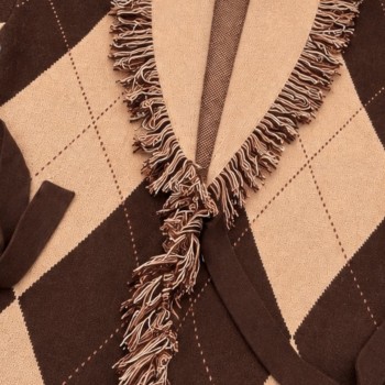 FRENZI Vest Camel/Bruin/Ruit