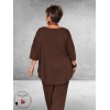 FRENZI 2 Delige Set Bruin Jersey