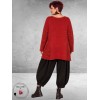 FRENZI Trui Oversize Framboos/Meliert 