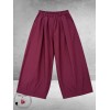FRENZI Baggy Broek Stretchy Bordeaux