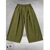FRENZI Baggy Broek Stretchy Olijf