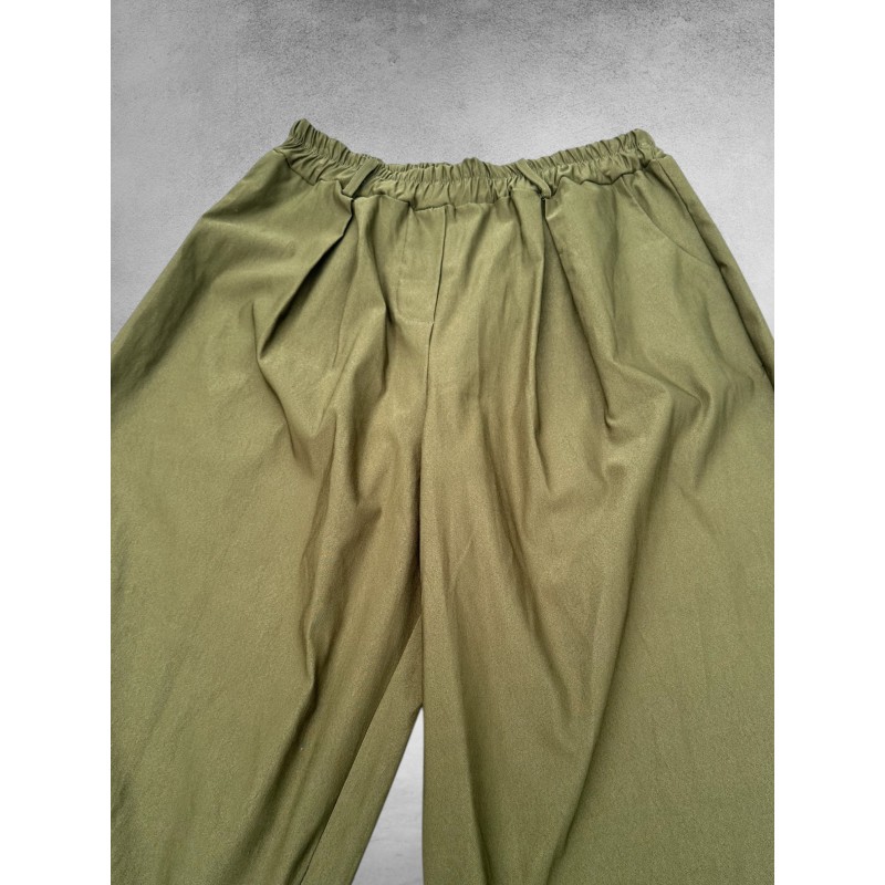 FRENZI Baggy Broek Stretchy Olijf