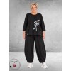 FRENZI Broekpak Trendy 2-delig Zwart