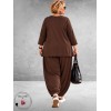 FRENZI Broekpak Trendy 2-delig Bruin