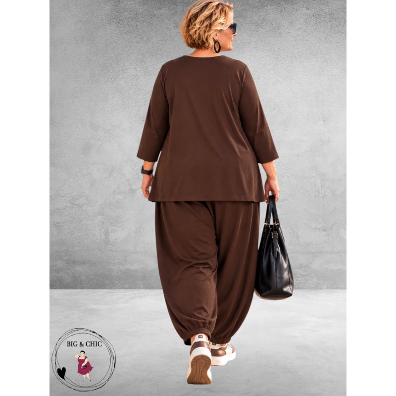 FRENZI Broekpak Trendy 2-delig Bruin