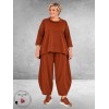 FRENZI Broekpak Comfortabel/Trendy Cognac
