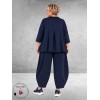 FRENZI Broekpak Comfortabel/Trendy Navy