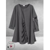 FRENZI  Shirt Stoer en Gek Grijs