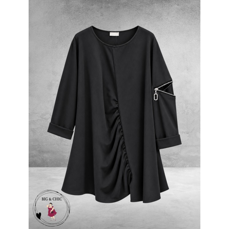FRENZI  Shirt Stoer en Gek Zwart