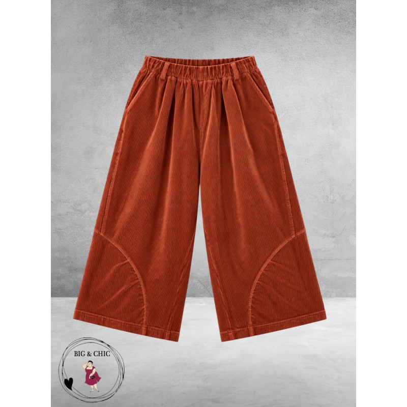 FRENZI Broek Ballon Rib Roest