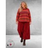FRENZI Broek Ballon Rib Rood