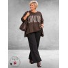 FRENZI Sweater LONDON Oversized Bruin