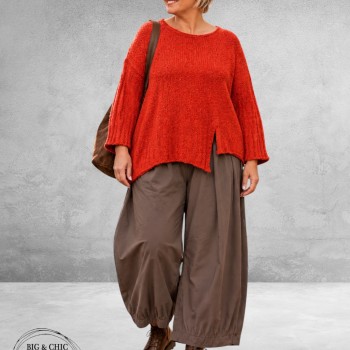 AMANDINE Trui Trendy Roest