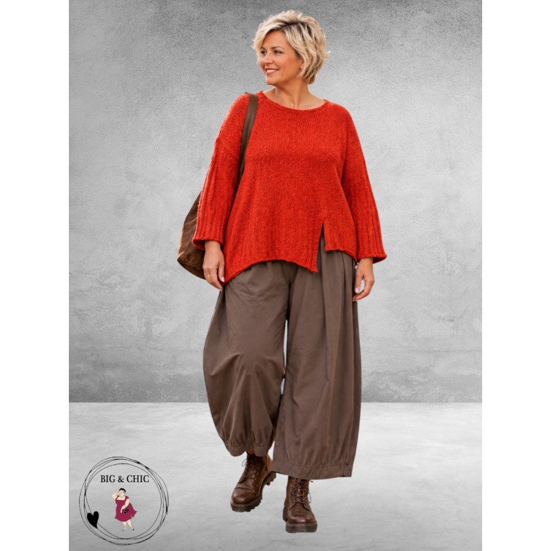 AMANDINE Trui Trendy Roest