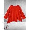 AMANDINE Trui Trendy Roest