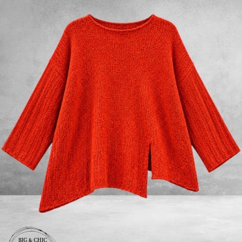 AMANDINE Trui Trendy Roest