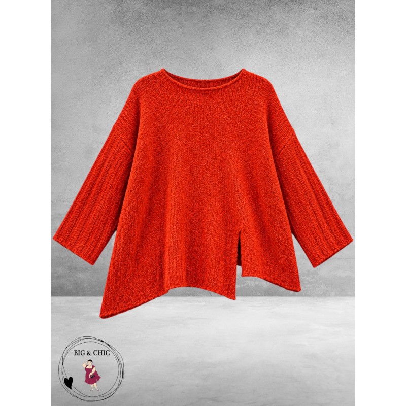AMANDINE Trui Trendy Roest
