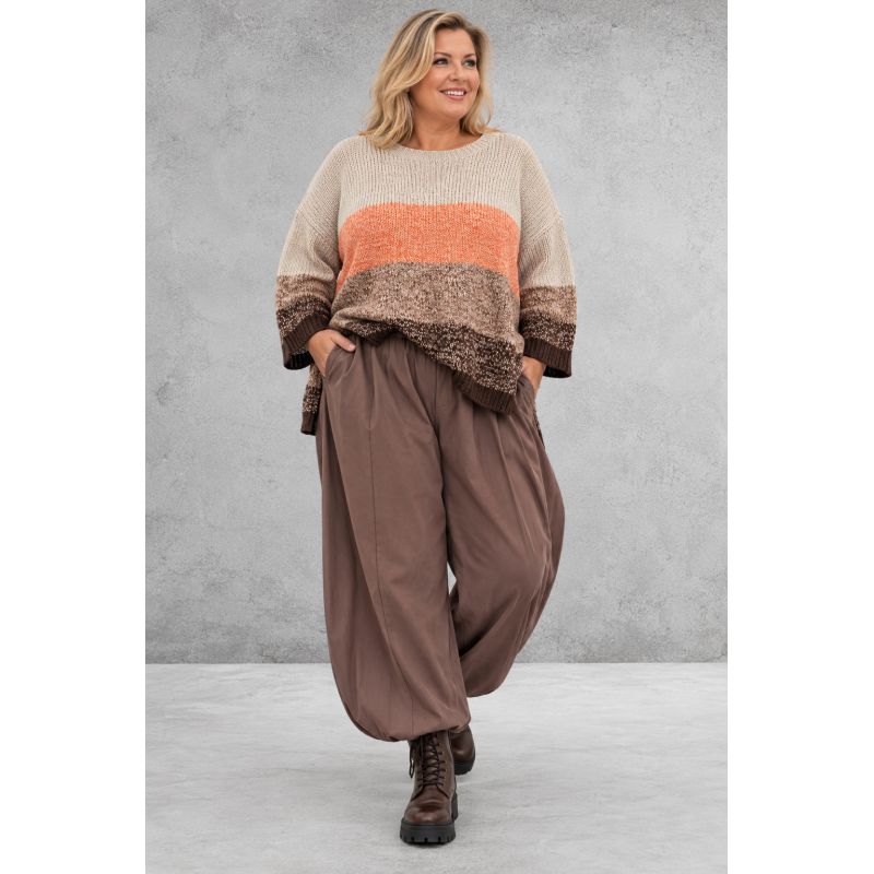FRENZI Trui Oversized Herfstkleuren