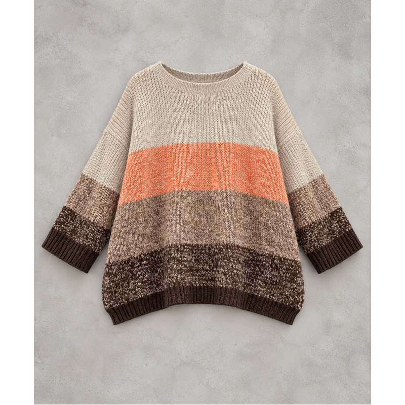 FRENZI Trui Oversized Herfstkleuren