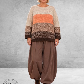 FRENZI Trui Oversized Herfstkleuren