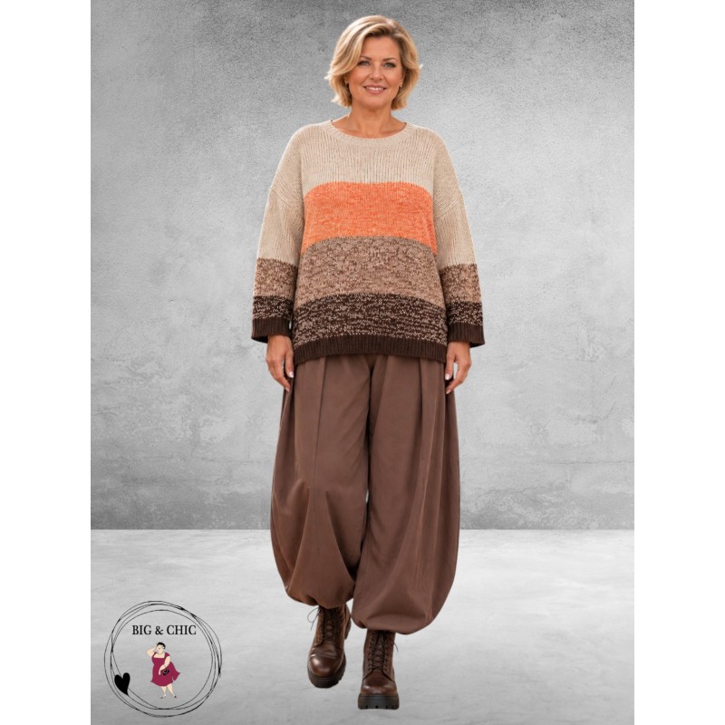 FRENZI Trui Oversized Herfstkleuren