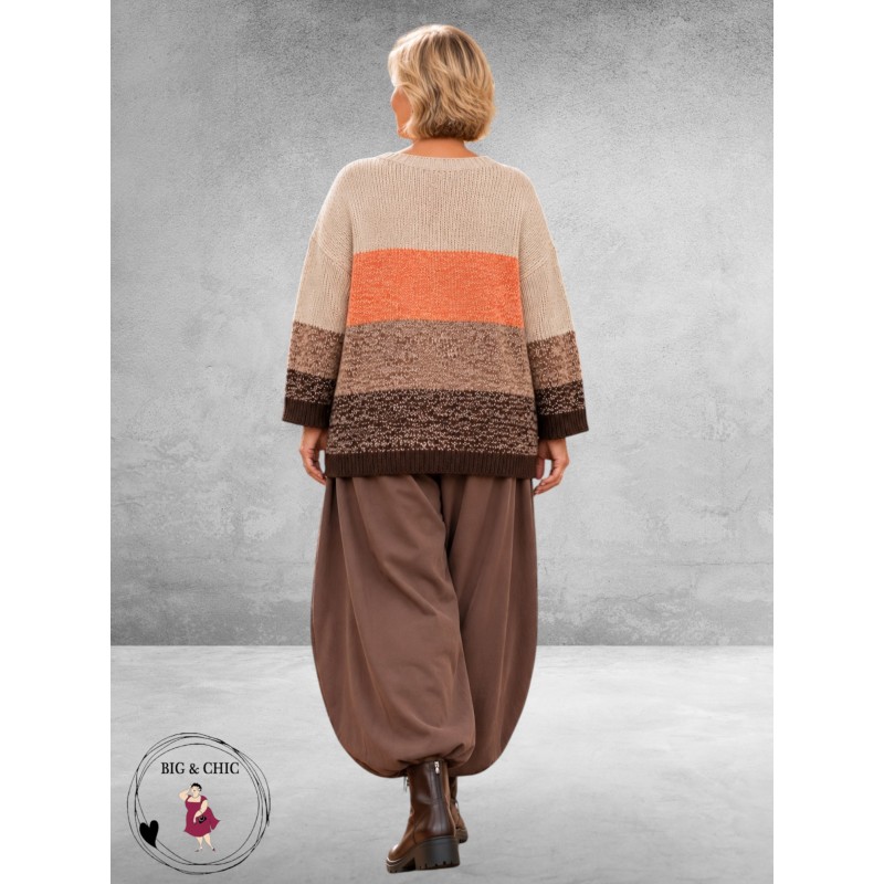 FRENZI Trui Oversized Herfstkleuren
