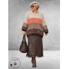 FRENZI Trui Oversized Herfstkleuren