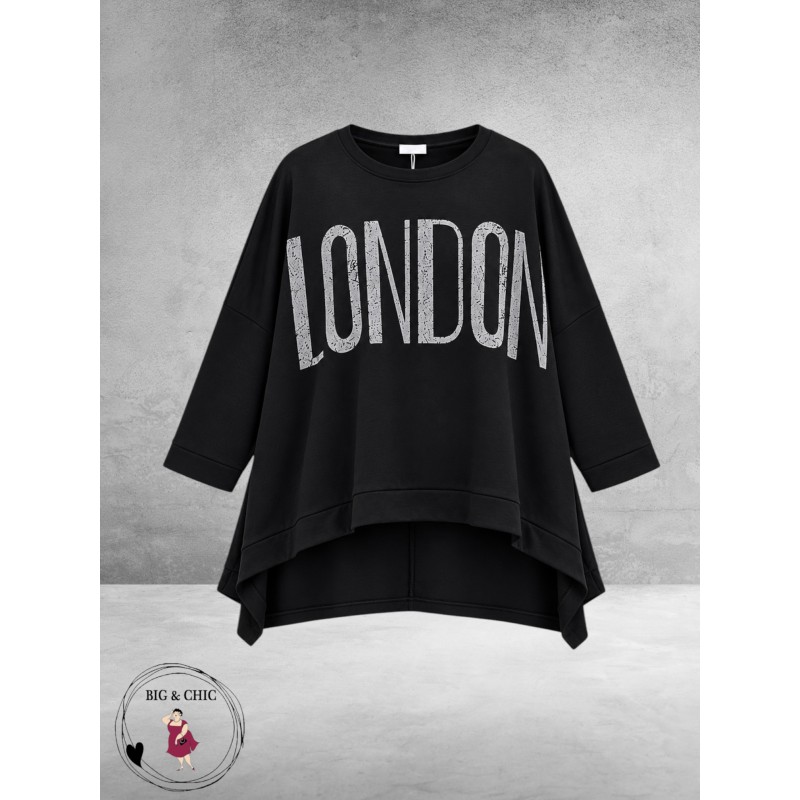FRENZI Sweater LONDON Oversized Groen