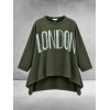 FRENZI Sweater LONDON Oversized Groen