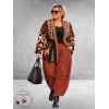 FRENZI Baggy Broek Stretchy Terracotta