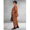 FRENZI Broek En Shirt Ruit Herfstkleuren