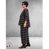 FRENZI Broek En Shirt Ruit Zwart/Bruin/Grijs