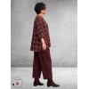 FRENZI  Shirt Ruit  Flanel Beere