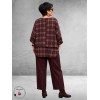FRENZI  Shirt Ruit  Flanel Beere