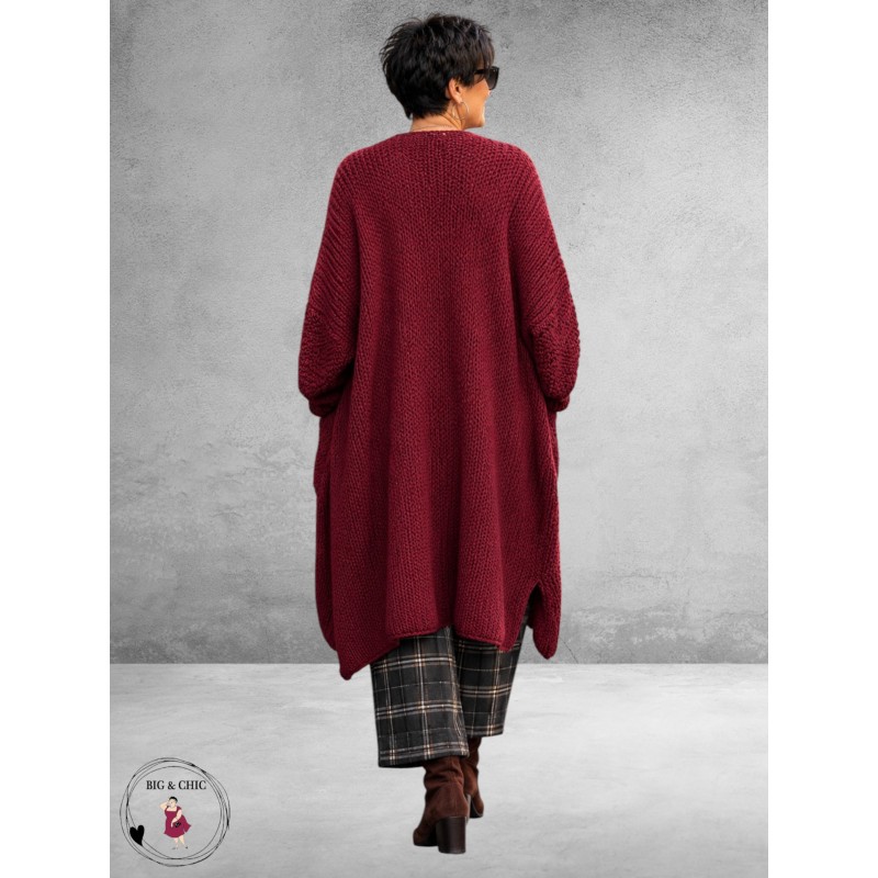 FRENZI Cardigan Grof Breisel Bordeaux