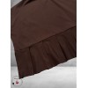 FRENZI Shirt Met Plooien Bruin