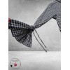 FRENZI Blouse Flanel Ruit Blauw/Creme
