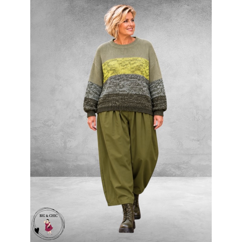 FRENZI Trui Oversized Groentinten