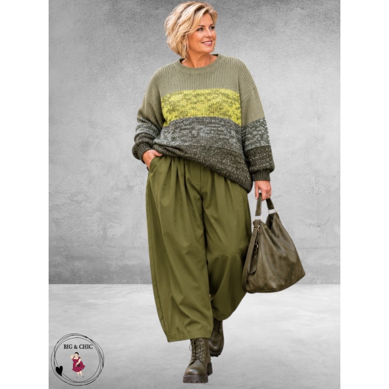 FRENZI Trui Oversized Groentinten