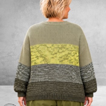 FRENZI Trui Oversized Groentinten