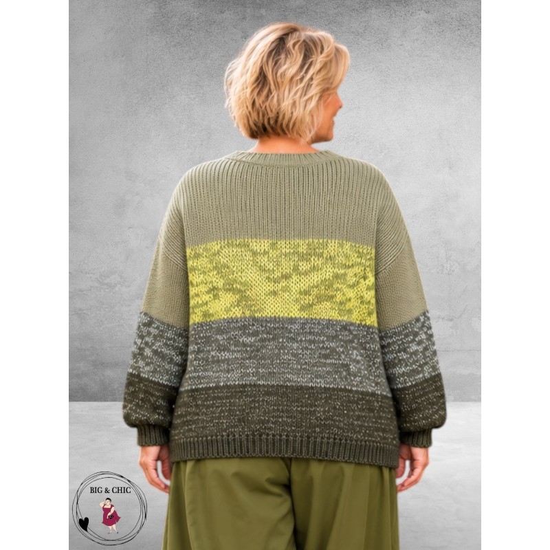 FRENZI Trui Oversized Groentinten