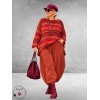 FRENZI Broek Ballon Baby Rib Corduroy Roestbruin