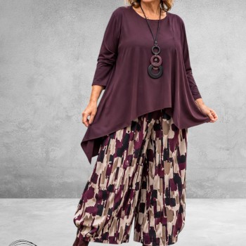 FRENZI Shirt A-Lijn Bordeaux