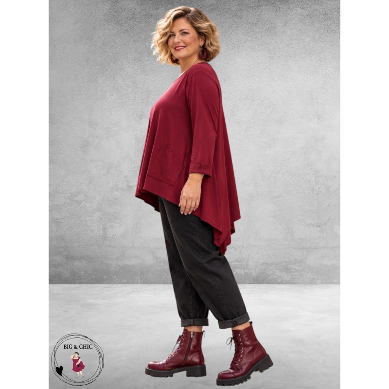 FRENZI Shirt A-Lijn Oversized Groen