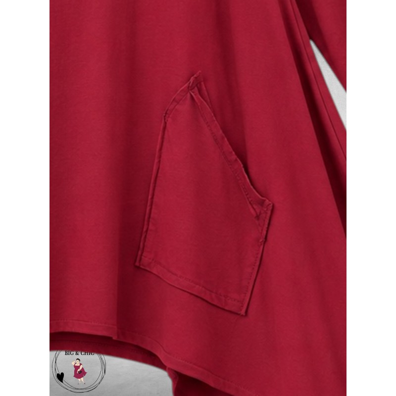 FRENZI Shirt A-Lijn Oversized Groen